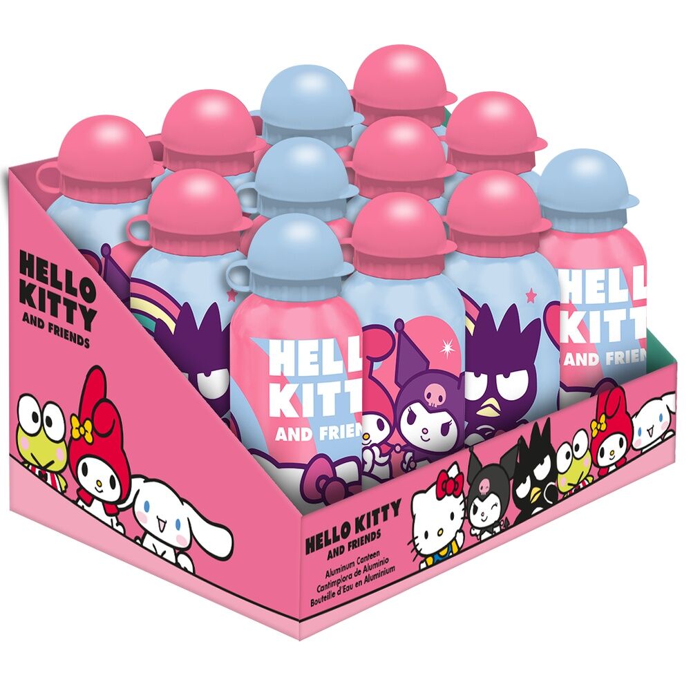 Cantimplora aluminio Hello Kitty and Friends 500ml surtido_0