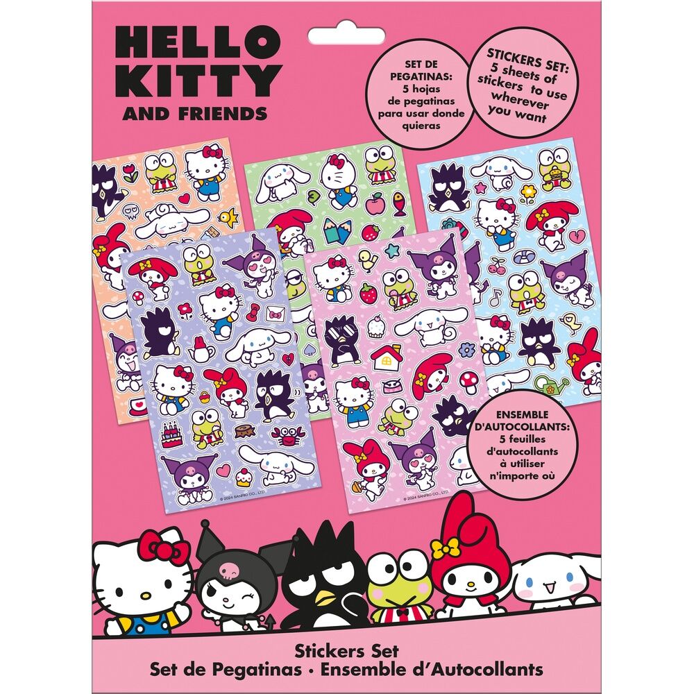 Set pegatinas Hello Kitty and Friends_0