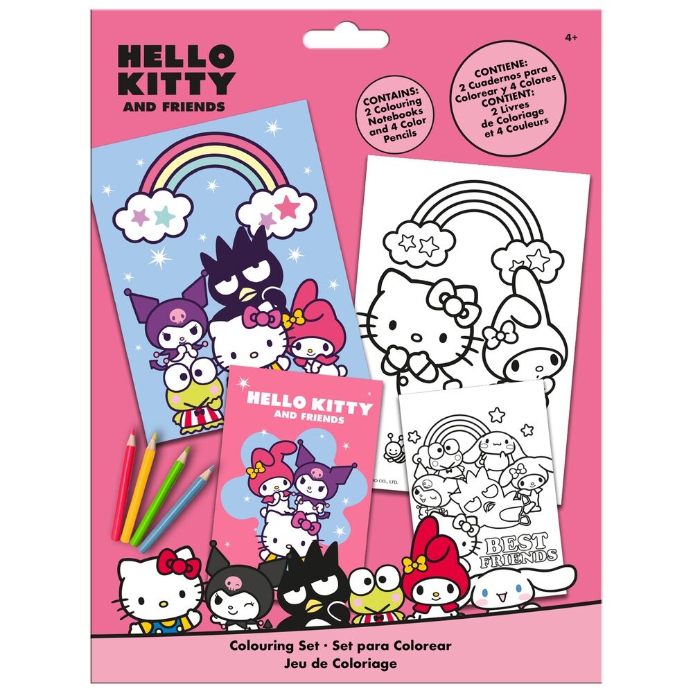 Set colorear Hello Kitty and Friends_0