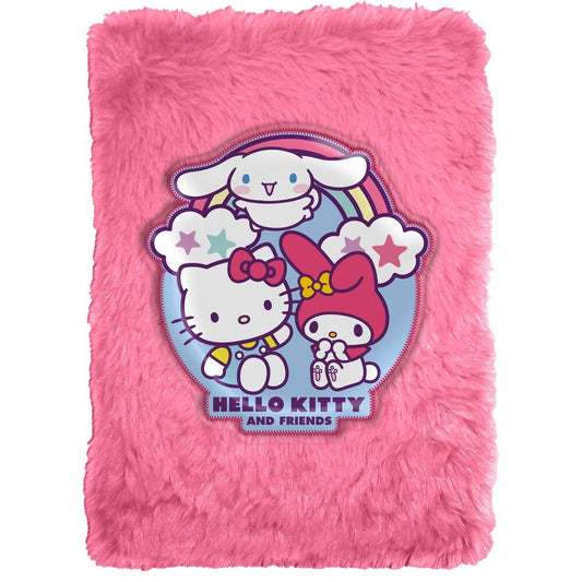 Cuaderno peluche A5 Hello Kitty and Friends_0
