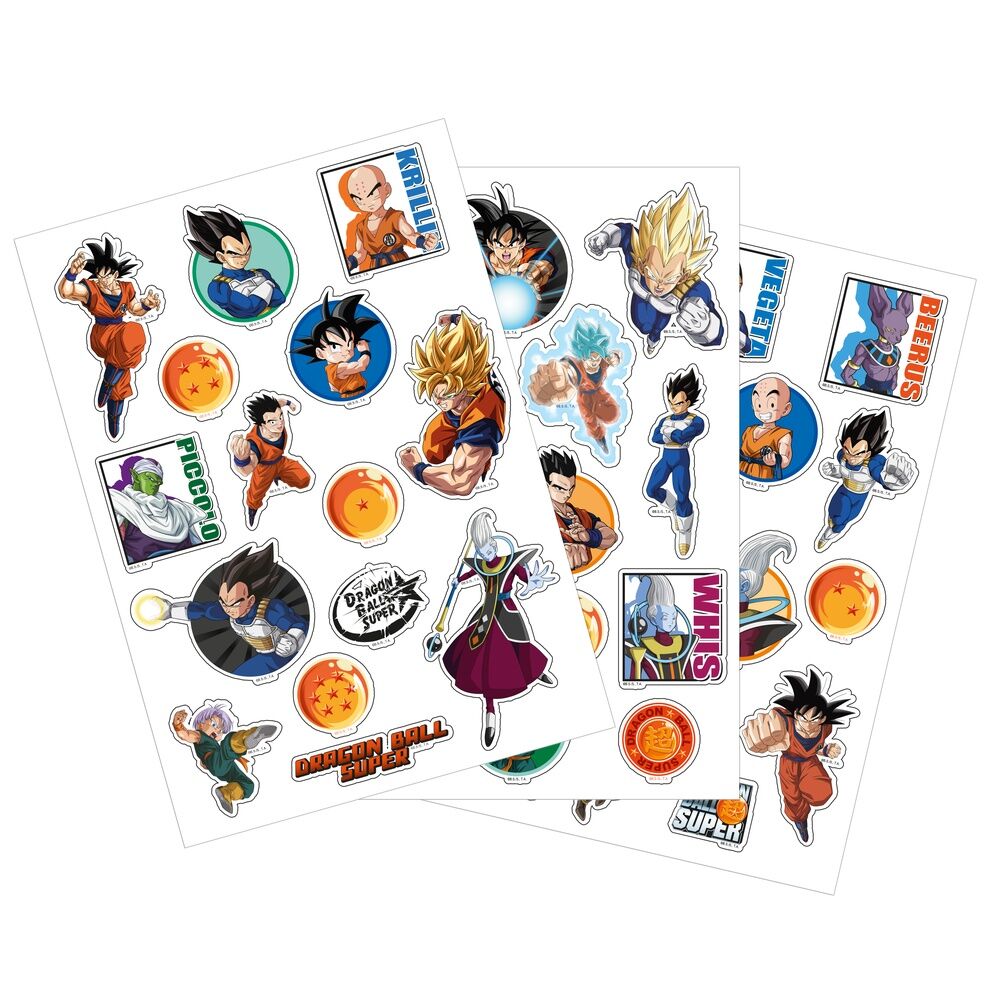 Set pegatinas removibles Dragon Ball Super_0