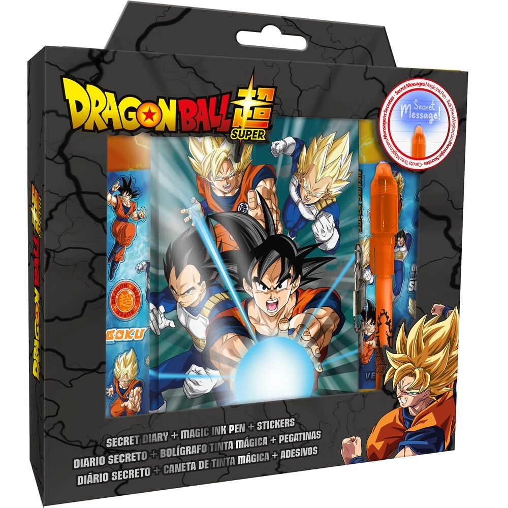 Diario + boligrafo magico Dragon Ball Super_0