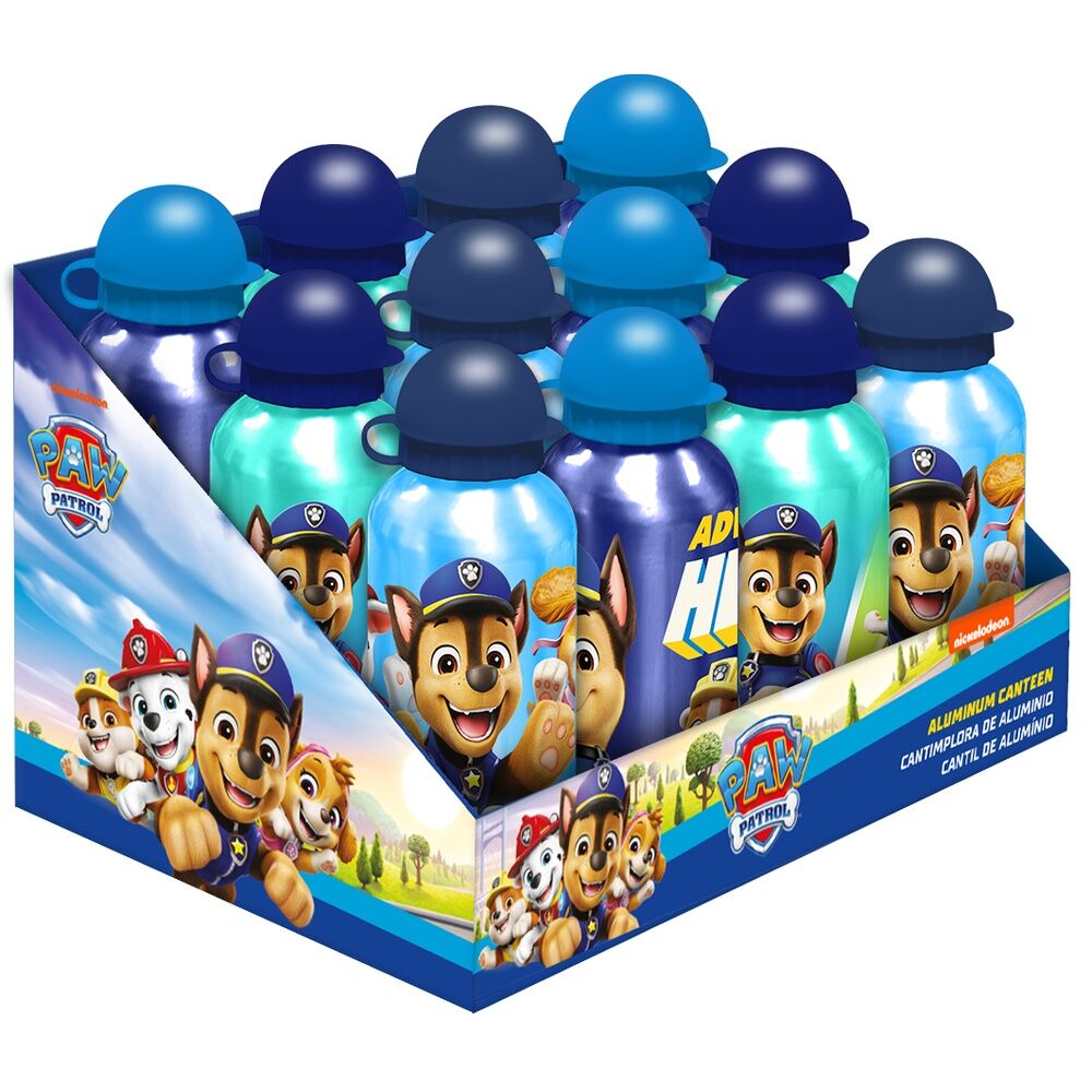 Cantimplora aluminio Patrulla Canina Paw Patrol 500ml surtido_0