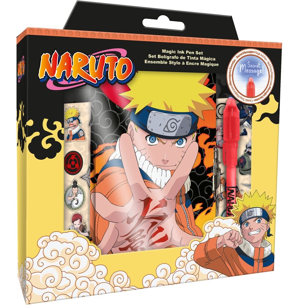 Diario + Boligrafo magico Naruto Shippuden_0