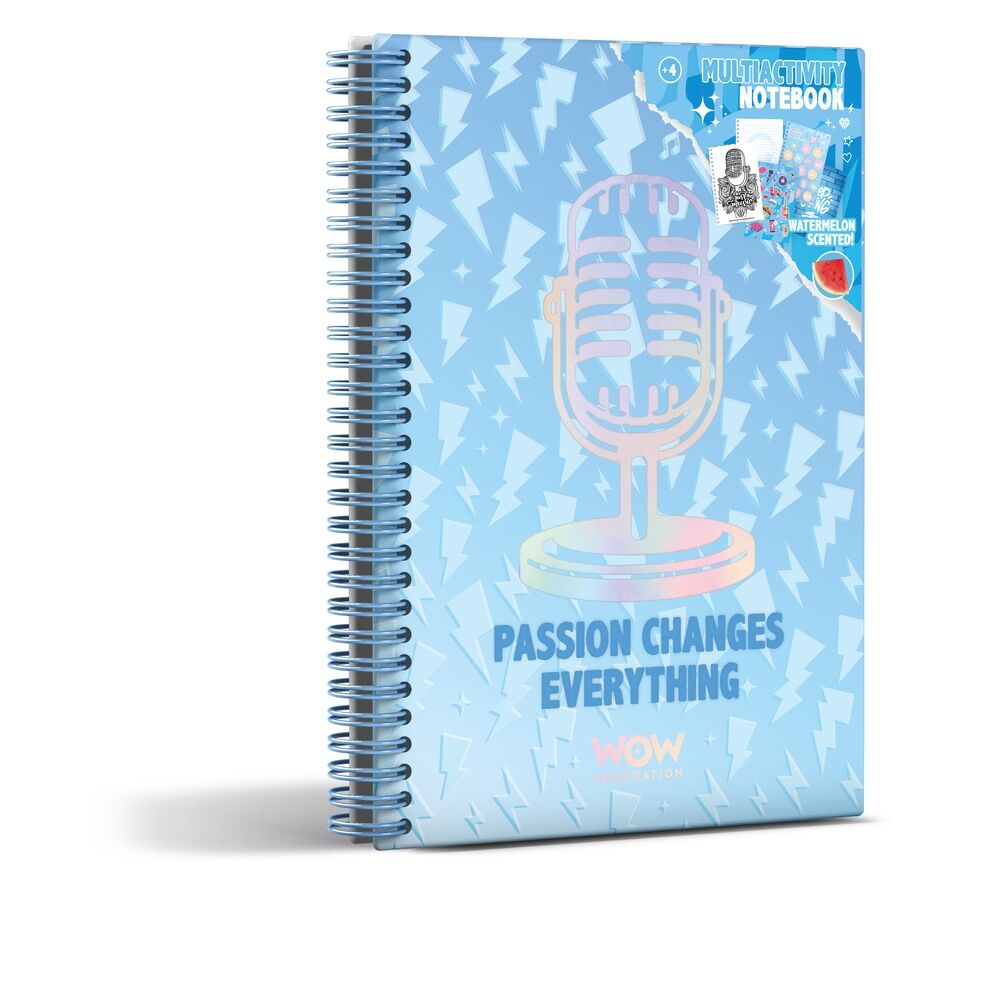 Cuaderno A5 Cantante Emma Wow Generation_0