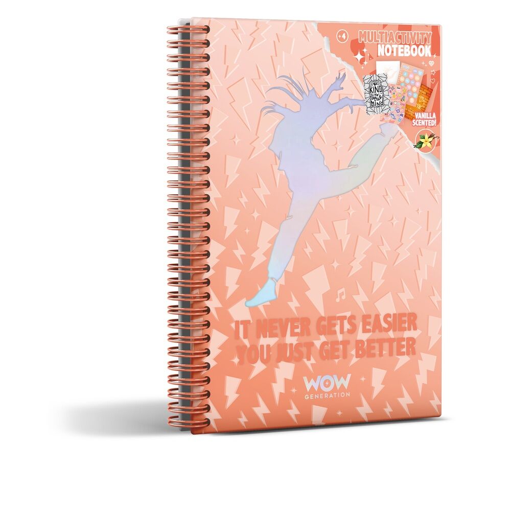 Cuaderno A5 Bailarina Megan Wow Generation_0