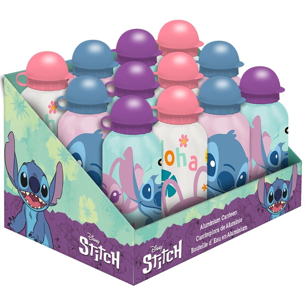 Cantimplora aluminio Stitch Disney 500ml surtido_0