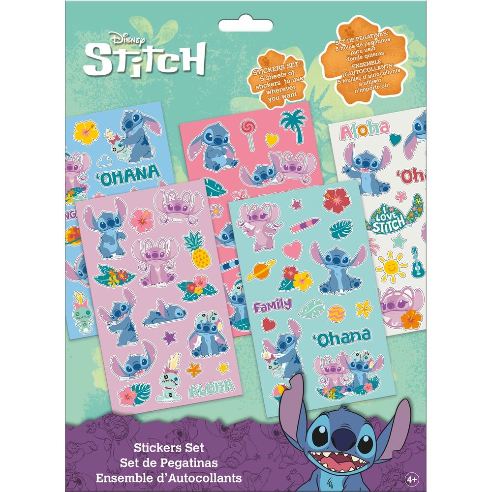Set pegatinas Stitch Disney_0