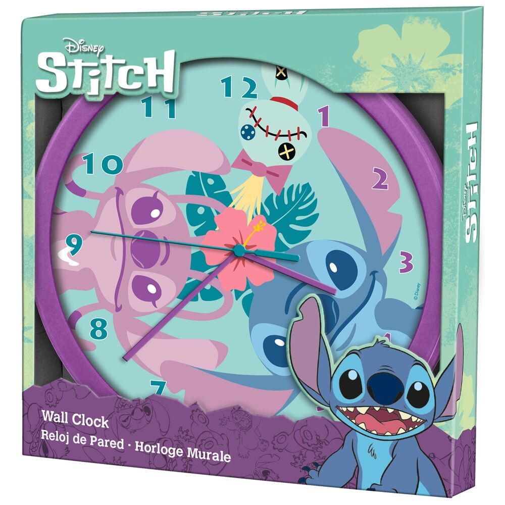 Reloj pared Stitch Disney_0