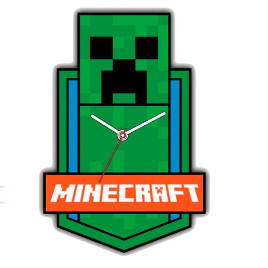 Reloj pared Minecraft_0