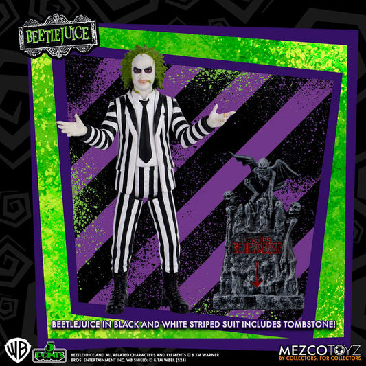 Figura Beetlejuice Striped Suite Beetlejuice 9,5cm_0