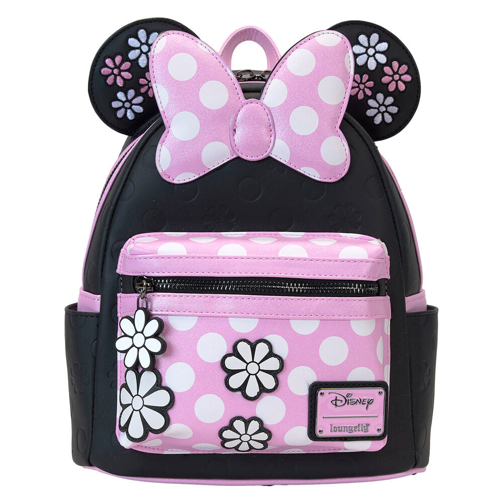Mochila Floral Rock the Dots Minnie Disney Loungefly_0