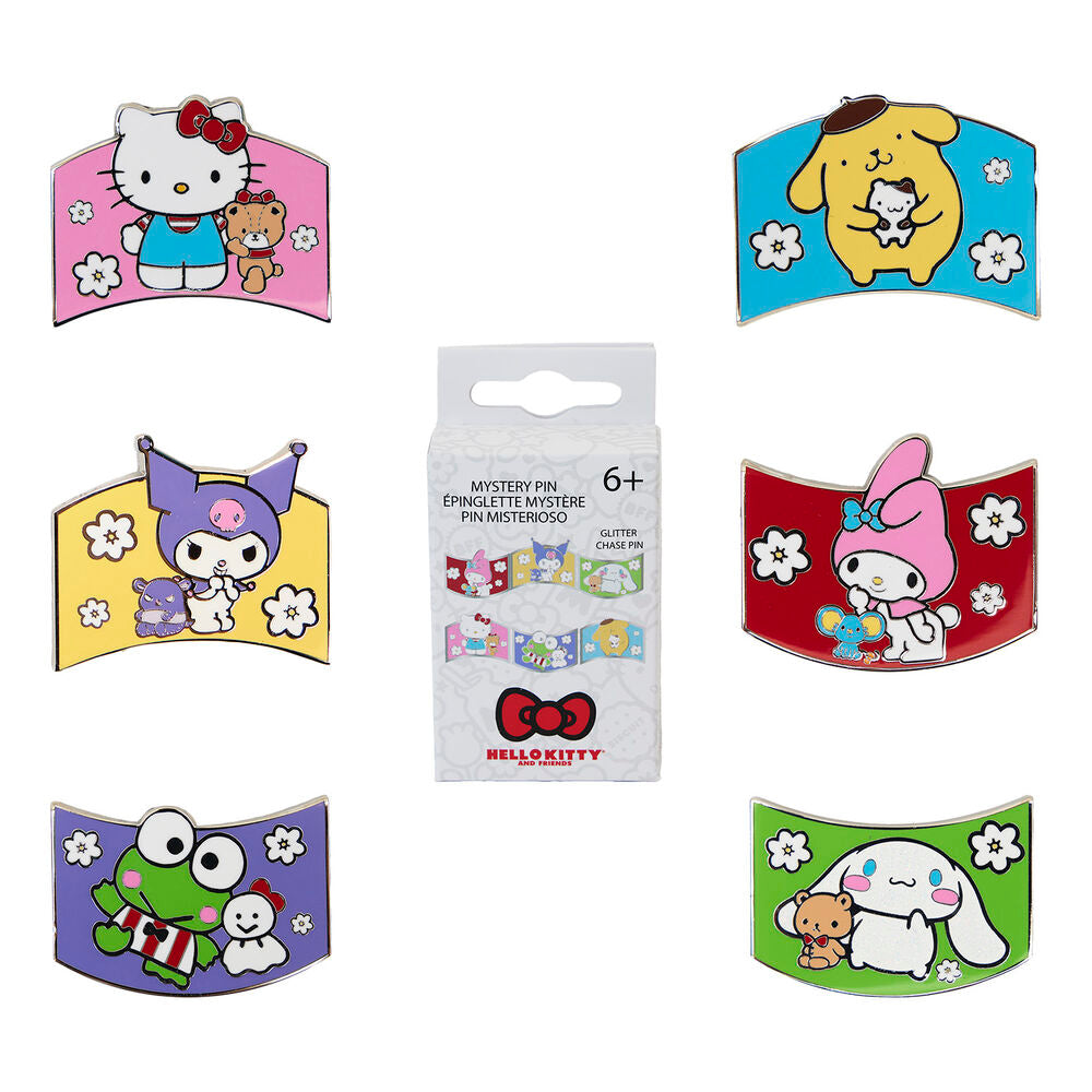 Blind Box Mystery Enamel Pin Hello Kitty and Friends Loungefly surtido_0