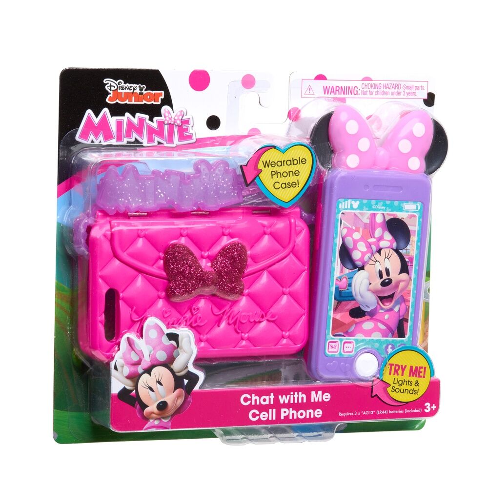 Disney Junior Minnie Mouse Chat With Me Cell Phone Set, Rollenspiel_0