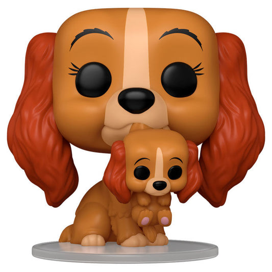 Figura POP Disney La Dama y el Vagabundo Lady with Puppy_0