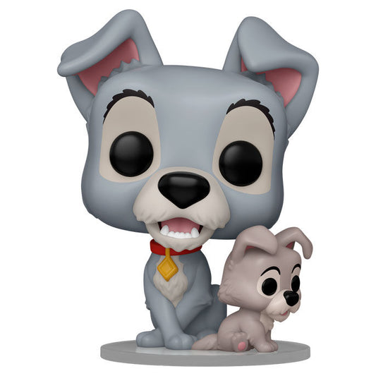 Figura POP Disney La Dama y el Vagabundo Tramp with Puppy_0