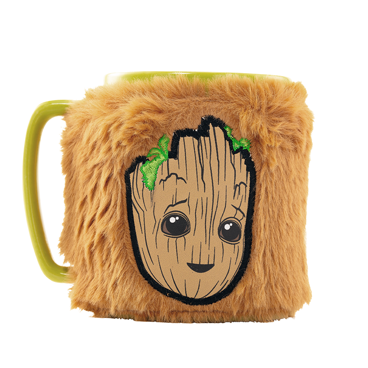 Taza funda de peluche Groot Guardianes de la Galaxia Marvel 440ml_0