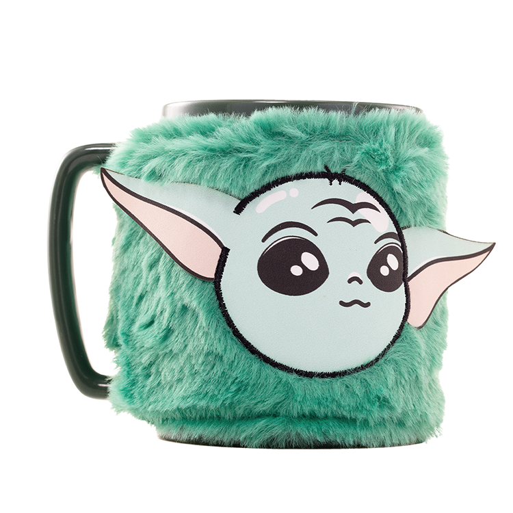 Taza funda de peluche Grogu Mandalorian Star Wars 440ml_0