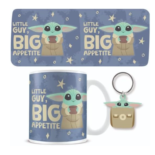 Set Taza y llavero Grogu Mandalorian Star Wars_0