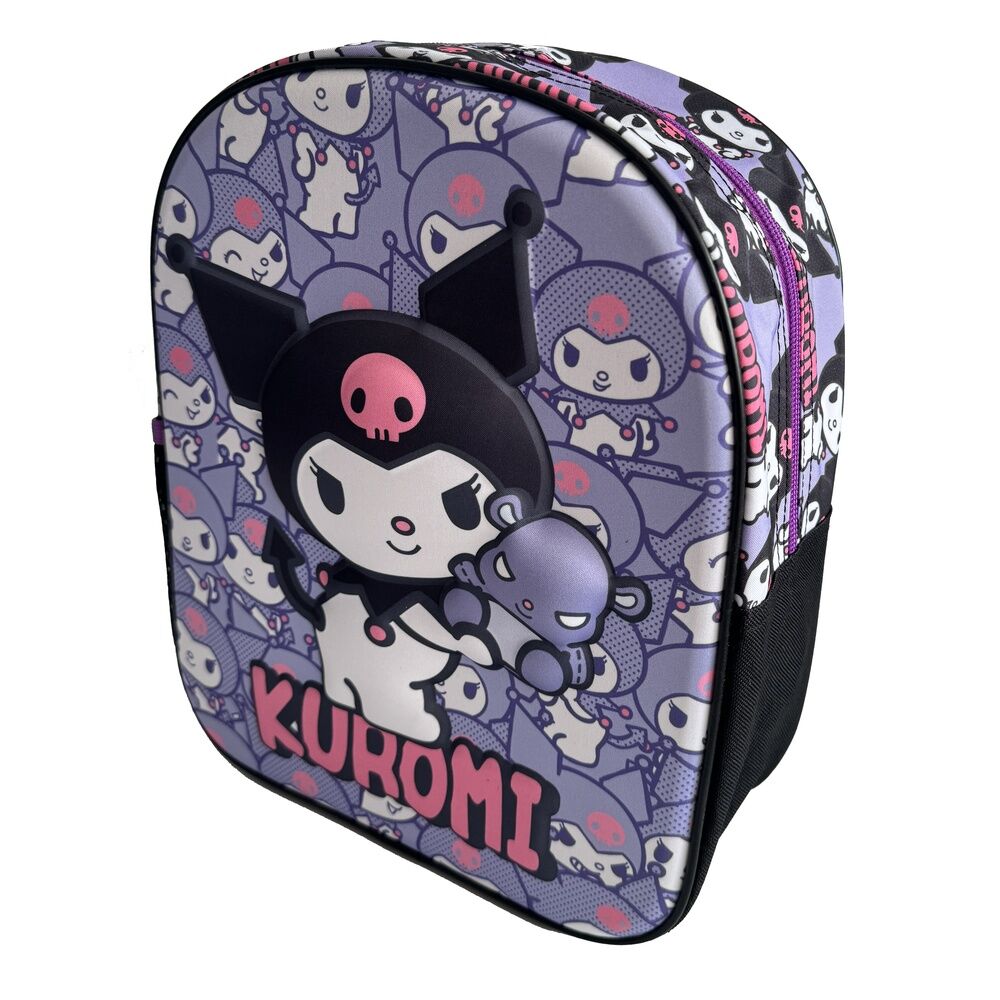 Mochila 3D Kuromi Hello Kitty 29cm_0