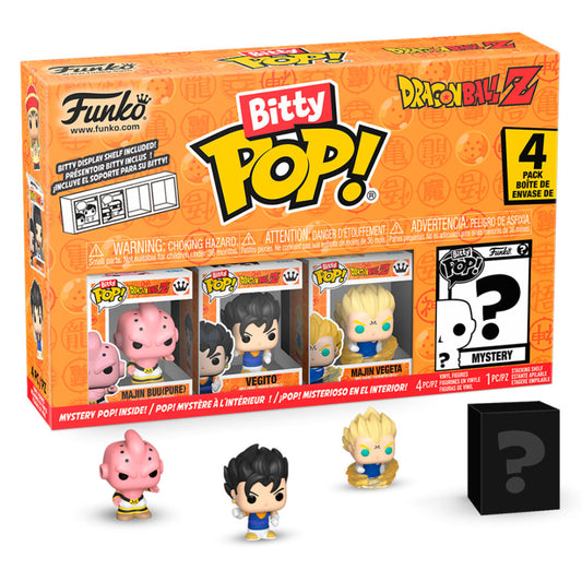 Blister 4 figuras Bitty POP Dragon Ball Z Gohan_0