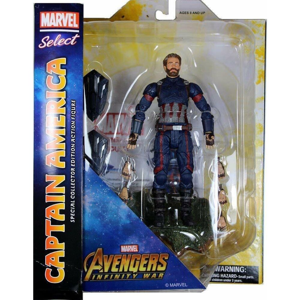 Figura articulada Capitan America Vengadores Avengers Marvel 18cm_0