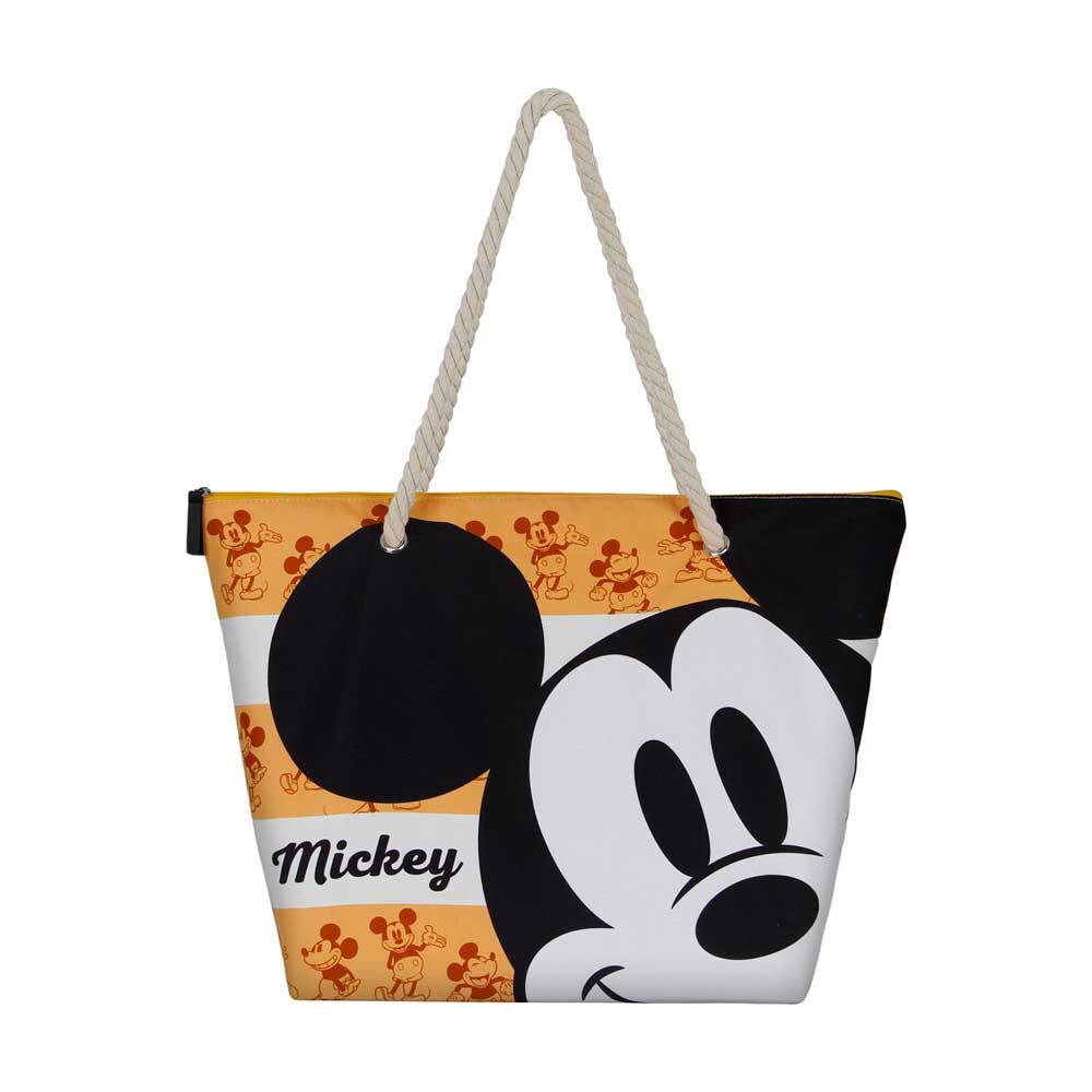 Bolsa playa Orange Mickey Disney_0