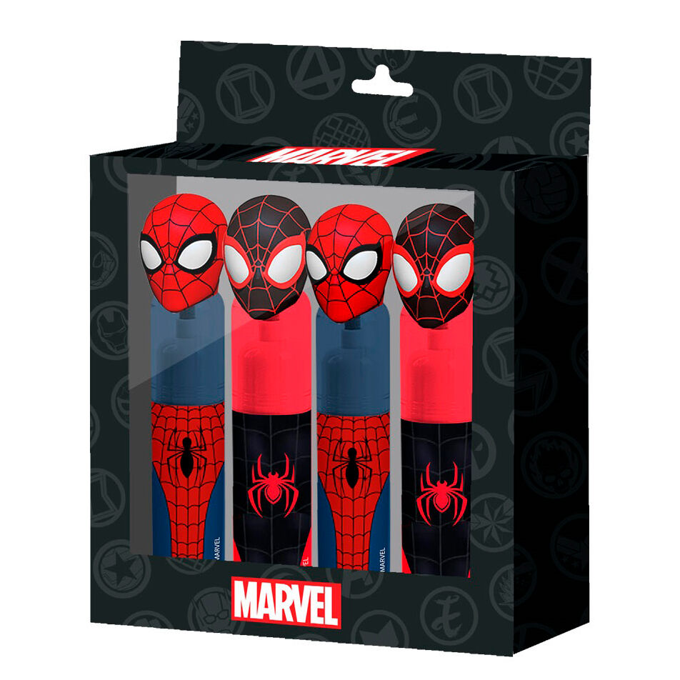 Blister 4 subrayadores Spiderman Marvel_0