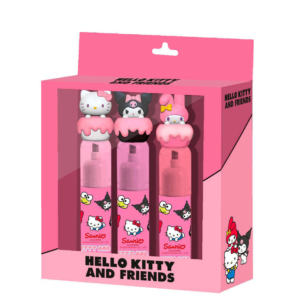 Blister 3 subrayadores Hello Kitty_0