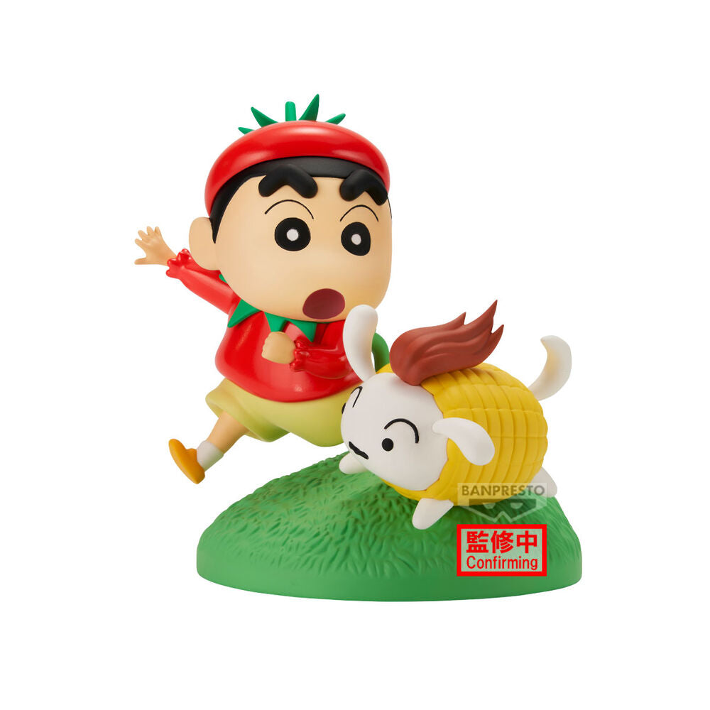 Figura Shinnosuke Vegetable Costume Crayon Shinchan 10cm_0