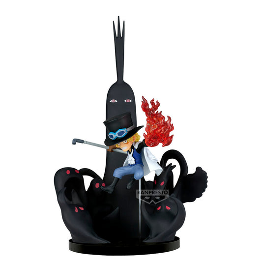 Figura world collectable Sabo & Five Elders One Piece 14cm_0