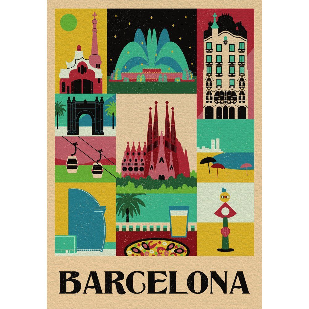 Puzzle Barcelona Style in the City 1000pzs_0