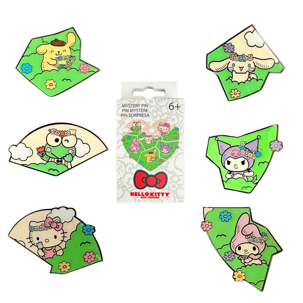 Blind Box Mystery Enamel Pin Hello Kitty and Friends Loungefly surtido_0