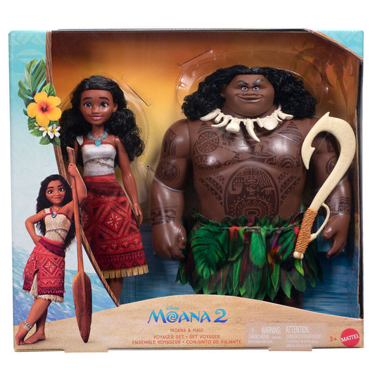 Blister 2 muÃ±ecos Vaiana & Maui Moana 2 Disney_0