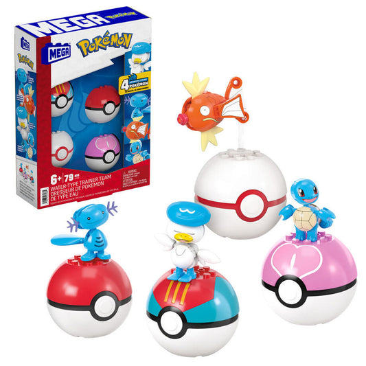 MEGA PokÃ©mon 4 Wasser-Typ PokÃ©mon Sets, Konstruktionsspielzeug_0