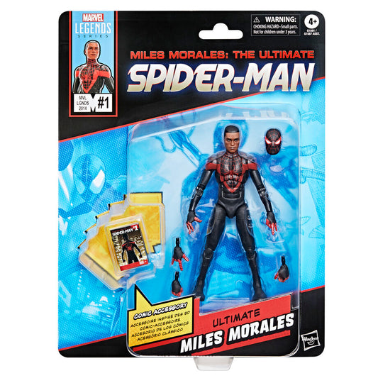 Figura Miles Morales Ultimate Spider-Man Marvel Legends 15cm_0