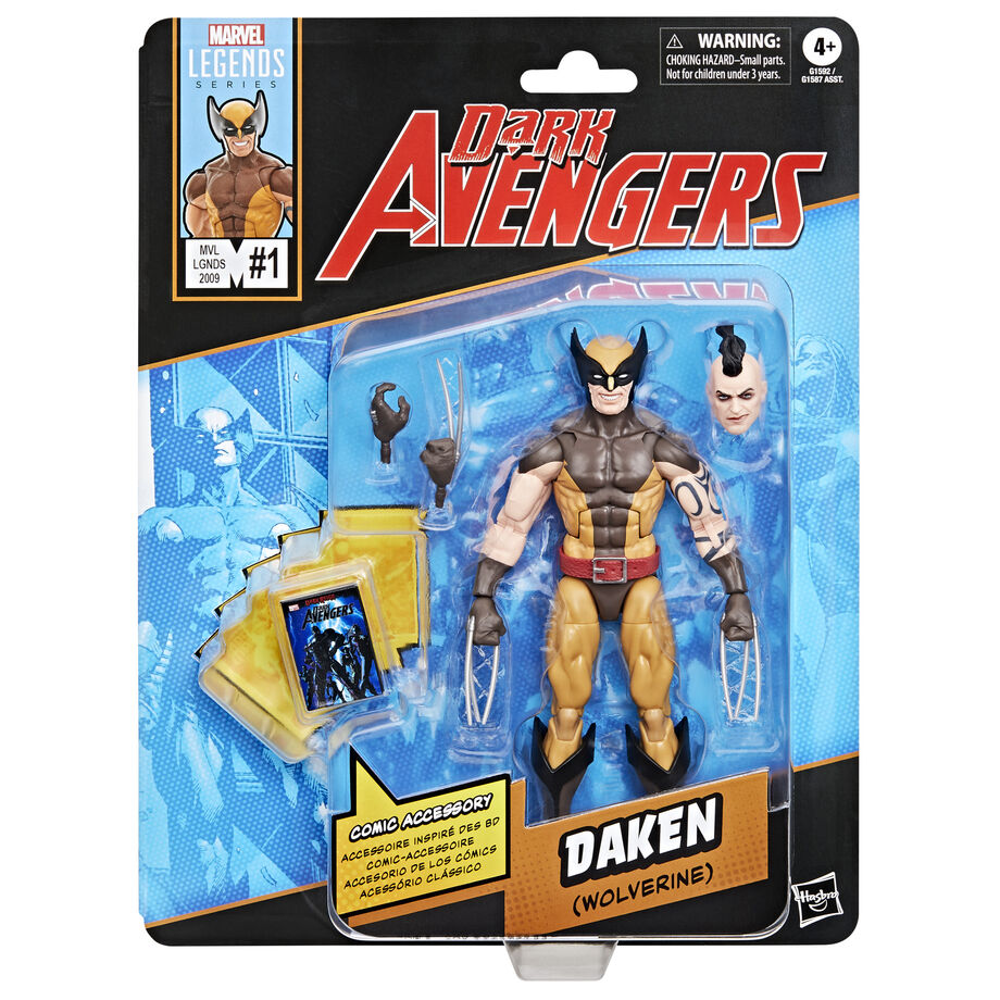 Figura Daken Wolverine Dark Avengers Marvel Legends 15cm_0