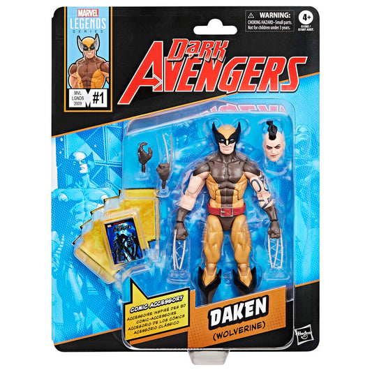 Figura Daken Wolverine Dark Avengers Marvel Legends 15cm_0