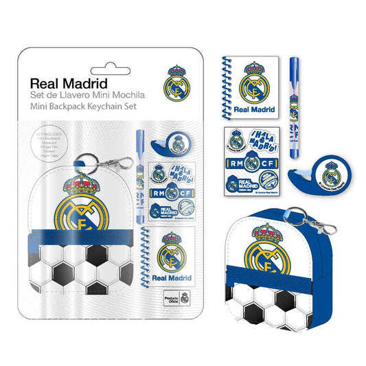 Set papaleria Mini Mochila Real Madrid_0