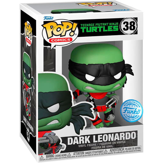 Figura POP Tortugas Ninja Teenage Mutant Dark Leonardo Exclusive_0