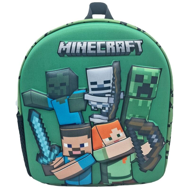 Mochila 3D Minecraft 30cm_0