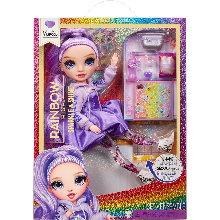 Rainbow High Rainbow High Sparkle & Shine Fashion Doll - Viola, Puppe_0