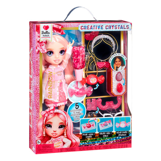 MuÃ±eca Bella Crystal Fashion Rainbow High_0