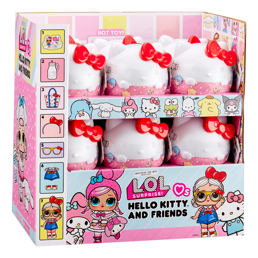 Capsula sorpresa Loves Hello Kitty Tots & Friends L.O.L. Surprise surtido_0