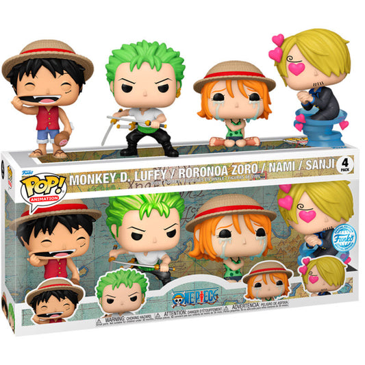 Blister 4 figuras POP One Piece Exclusive_0