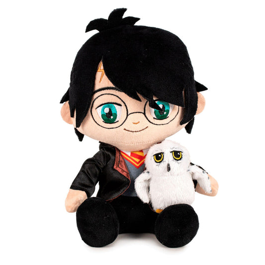 Peluche Harry Potter &#38; Hedwig Harry Potter 25cm_0
