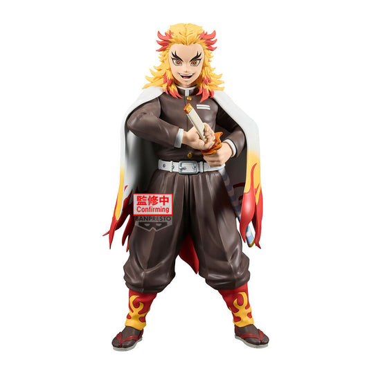 Figura Kyojuro Rengoku Grandista Demon Slayer Kimetsu no Yaiba 24cm_0
