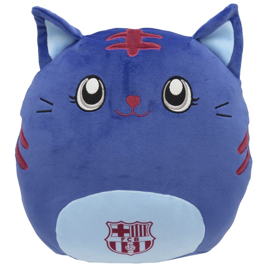 Peluche Gato Squishy FC Barcelona 30cm_0