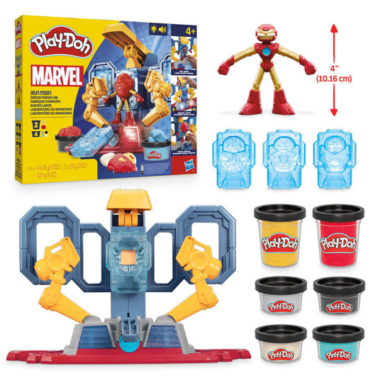 Laboratorio de armaduras Iron Man Marvel Play-Doh_0