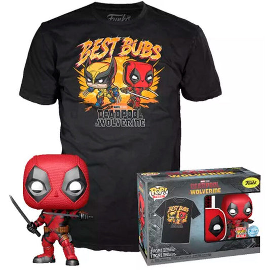 Set figura POP & Tee Marvel Deadpool & Wolverine_0